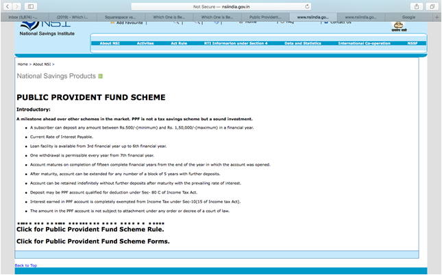 Public Provident Fund Scheme